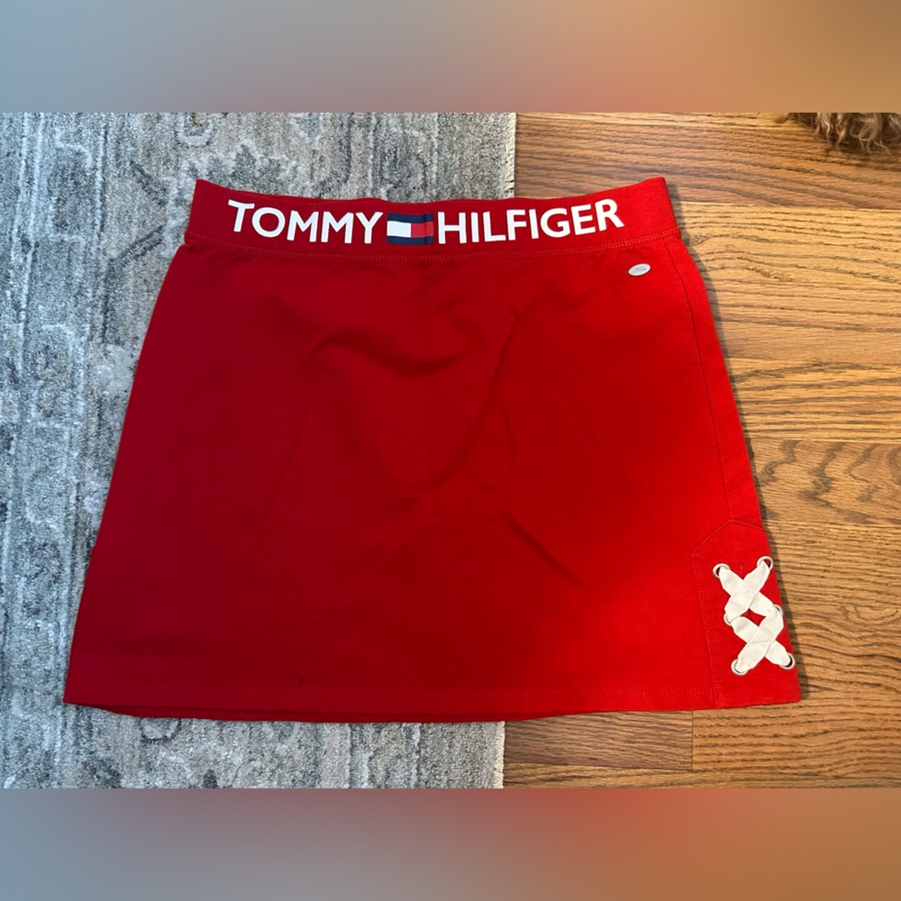 Big Kids Tommy Hilfiger Vibrant Red Skirt